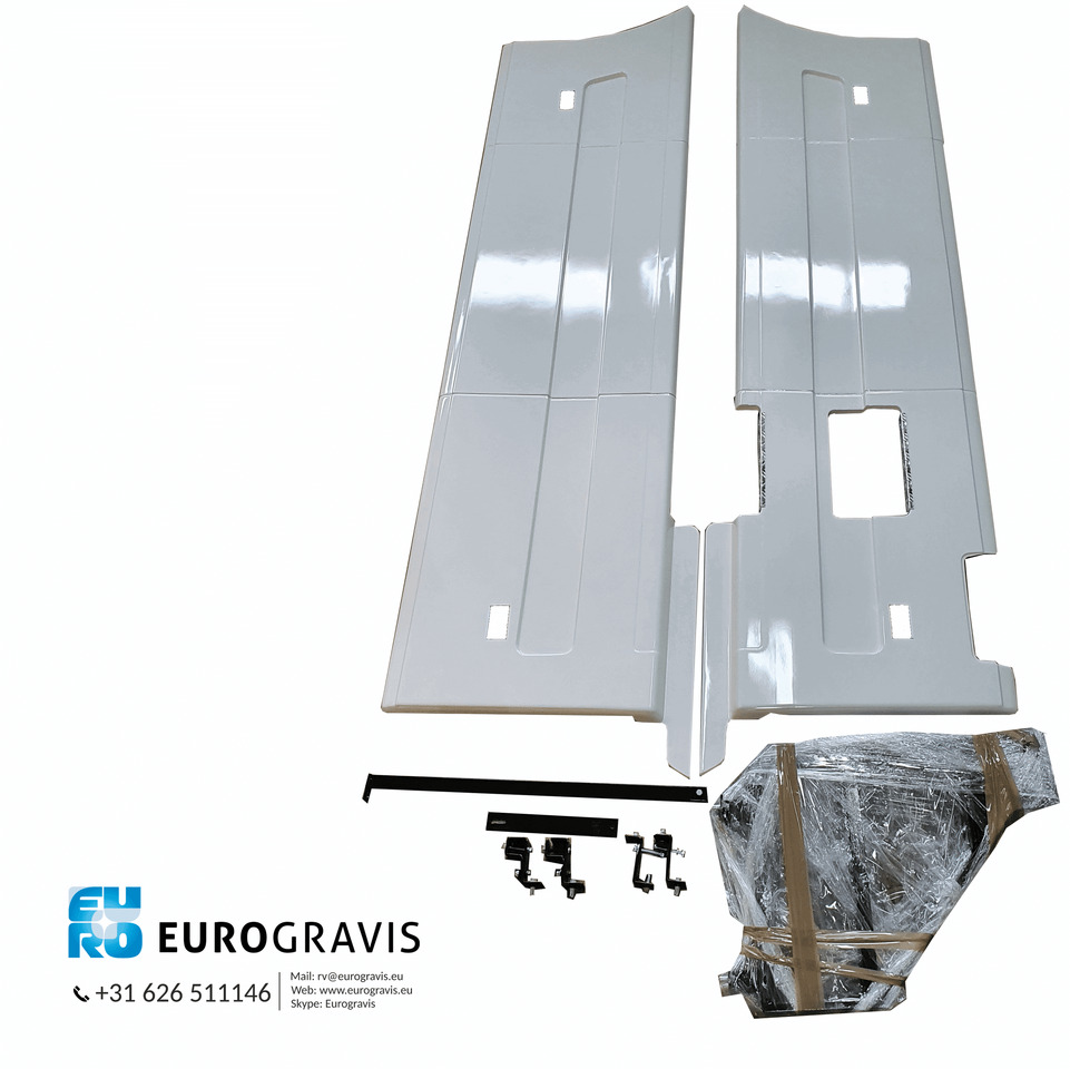 000076 VOLVO FH 13 EURO 5 ZIJSKIRT SET WB3700 KLEUR 1110-1 OPSTAP 50CM - Aérodynamique/ Spoilers pour Camion: photos 1 000076 VOLVO FH 13 EURO 5 ZIJSKIRT SET WB3700 KLEUR 1110-1 OPSTAP 50CM - Aérodynamique/ Spoilers pour Camion: photos 1