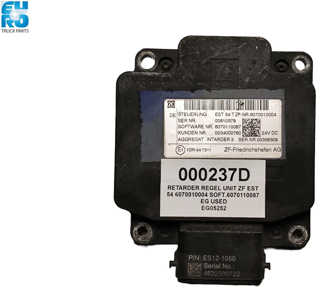 RETARDER REGEL UNIT ZF EST 54 6070010004 SOFT.6070110087 EG USED 000237D - Transmission pour Camion: photos 1 RETARDER REGEL UNIT ZF EST 54 6070010004 SOFT.6070110087 EG USED 000237D - Transmission pour Camion: photos 1