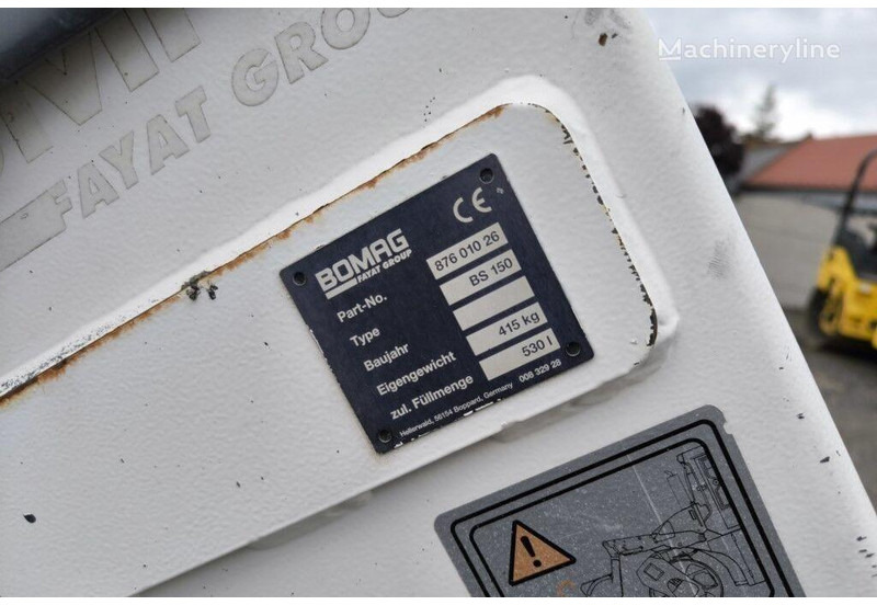 Compacteur Bomag BW 154 AP - Road roller+BS 150 type seeder: photos 10