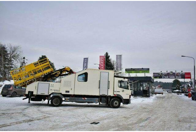 Mercedes-Benz ATEGO 1323 PK 8000T RAIL Platform - Camion, Camion grue: photos 4 Mercedes-Benz ATEGO 1323 PK 8000T RAIL Platform - Camion, Camion grue: photos 4