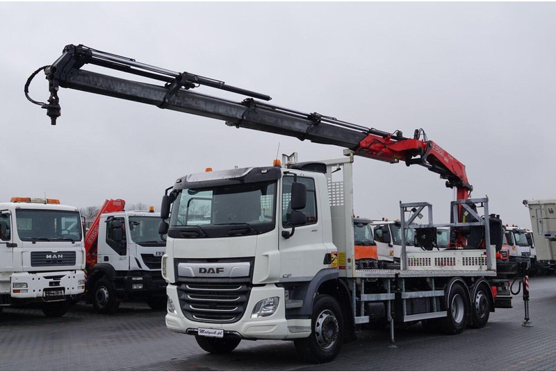 DAF CF 450 - Camion plateau, Camion grue: photos 1 DAF CF 450 - Camion plateau, Camion grue: photos 1