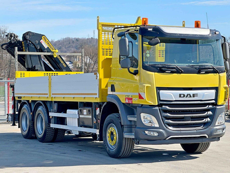 DAF CF 450 * PK 22002 - EH D + FUNK * 6x4 * TOP - Camion plateau, Camion grue: photos 3 DAF CF 450 * PK 22002 - EH D + FUNK * 6x4 * TOP - Camion plateau, Camion grue: photos 3