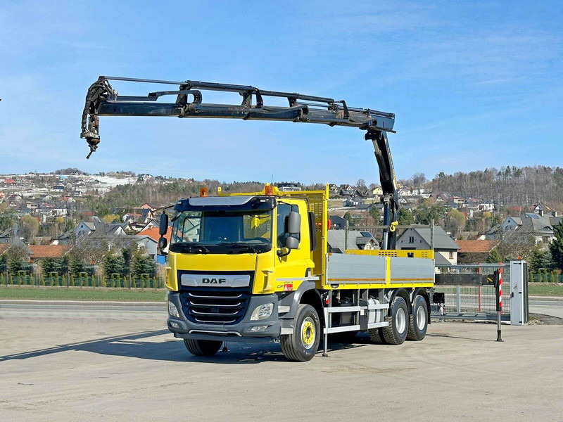 DAF CF 450 * PK 22002 - EH D + FUNK * 6x4 * TOP - Camion plateau, Camion grue: photos 2 DAF CF 450 * PK 22002 - EH D + FUNK * 6x4 * TOP - Camion plateau, Camion grue: photos 2