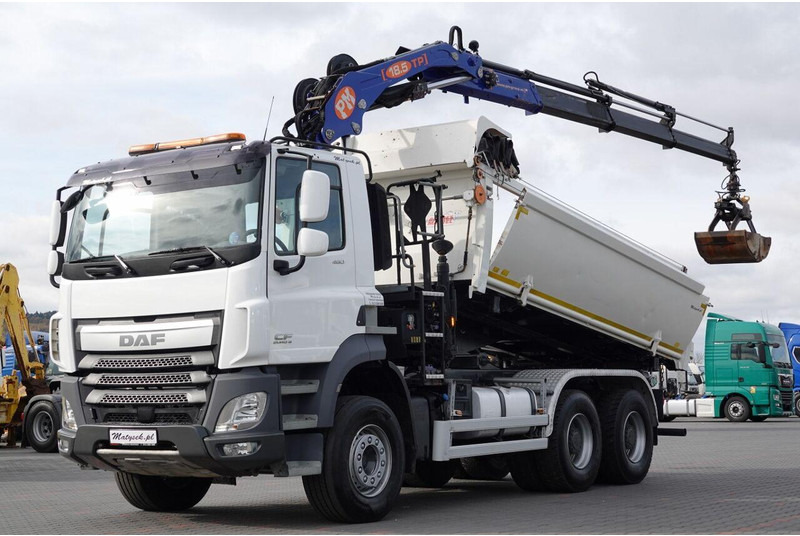 DAF CF 460 - Camion benne, Camion grue: photos 1 DAF CF 460 - Camion benne, Camion grue: photos 1