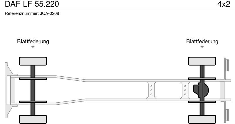 DAF LF 55.220 - Camion plateau, Camion grue: photos 2 DAF LF 55.220 - Camion plateau, Camion grue: photos 2