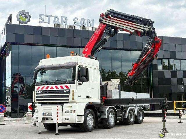 DAF XF 105.510 8x4 FASSI F800 XP Crane Fifth wheel - Camion plateau, Camion grue: photos 2 DAF XF 105.510 8x4 FASSI F800 XP Crane Fifth wheel - Camion plateau, Camion grue: photos 2