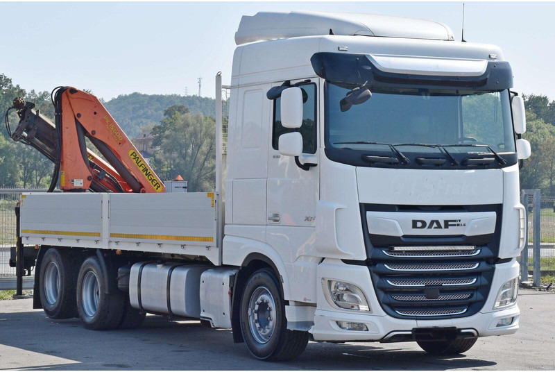 DAF XF 530 Pritsche 6,30 m + PK 15500 * TOPZUSTAND - Camion plateau, Camion grue: photos 3 DAF XF 530 Pritsche 6,30 m + PK 15500 * TOPZUSTAND - Camion plateau, Camion grue: photos 3