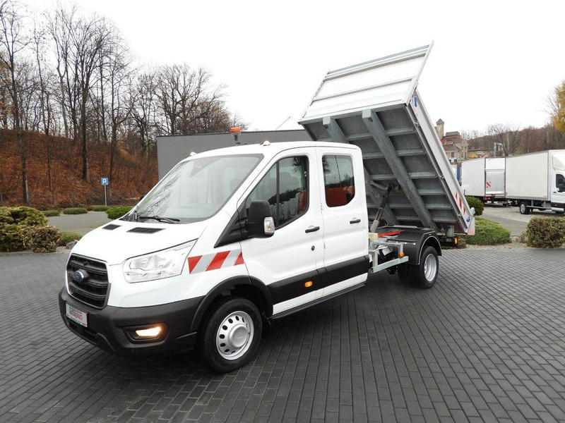 Utilitaire benne, Utilitaire double cabine Ford TRANSIT WYWROTKA PODWÓJNA KABINA DOKA 6 MIEJSC TEMPOMAT LEDY BLI: photos 18