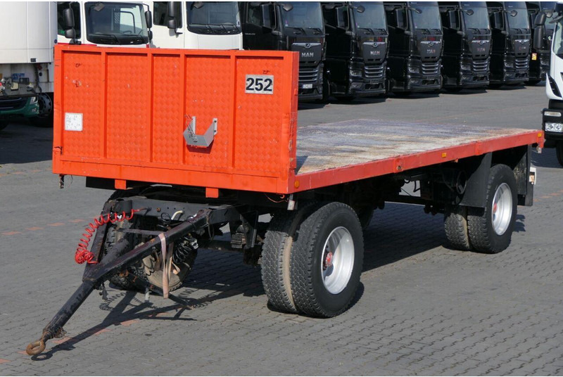 Fruehauf CODER / PRZYCZEPA DO BUDOWLANKI / Długość : 6 M / waga: 3900 kg - Remorque plateau: photos 1 Fruehauf CODER / PRZYCZEPA DO BUDOWLANKI / Długość : 6 M / waga: 3900 kg - Remorque plateau: photos 1