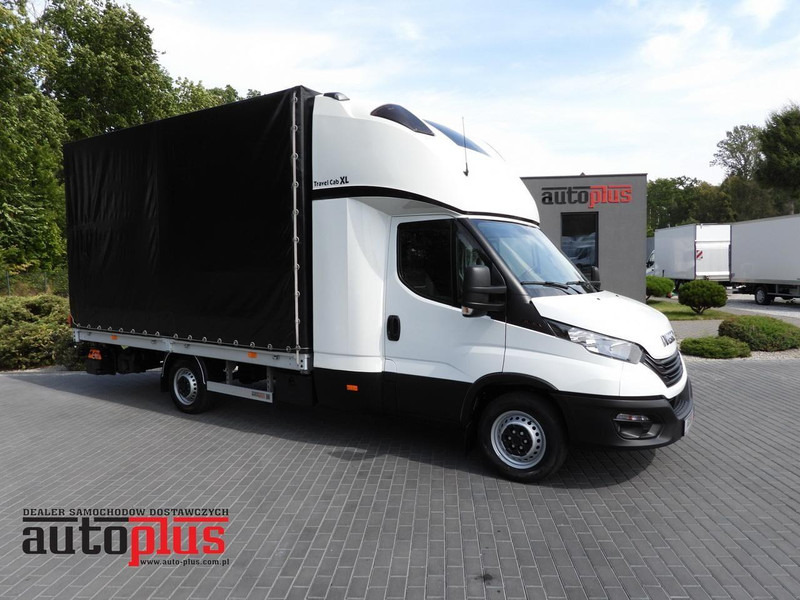 Iveco DAILY 35S18 PLANDEKA WINDA 8 PALET TEMPOMAT KLIMATYZACJA 180KM - Utilitaire plateau baché: photos 1 Iveco DAILY 35S18 PLANDEKA WINDA 8 PALET TEMPOMAT KLIMATYZACJA 180KM - Utilitaire plateau baché: photos 1