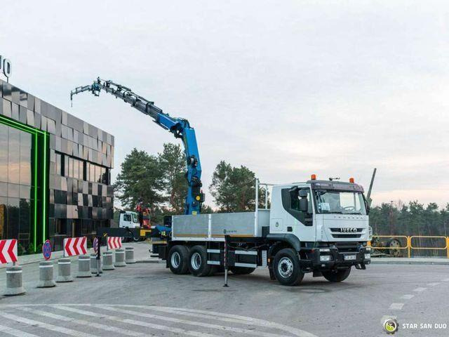 Iveco TRAKKER 410 6x4 PALFINGER PK 36002 Fly Jib Cran - Camion plateau, Camion grue: photos 4 Iveco TRAKKER 410 6x4 PALFINGER PK 36002 Fly Jib Cran - Camion plateau, Camion grue: photos 4