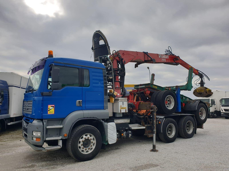 MAN TGA 26.480 6x4 LOGLIFT DOLL WOOD TRANSPORTER - Camion grumier, Camion grue: photos 2 MAN TGA 26.480 6x4 LOGLIFT DOLL WOOD TRANSPORTER - Camion grumier, Camion grue: photos 2