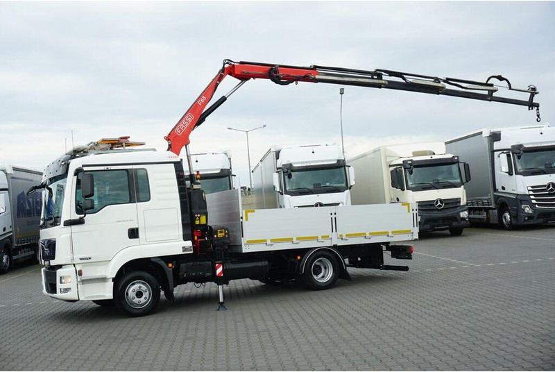 MAN TGL / 12.250 / SKRZYNIOWY + HDS / FASSI F 65 / PILOT - Camion plateau, Camion grue: photos 4 MAN TGL / 12.250 / SKRZYNIOWY + HDS / FASSI F 65 / PILOT - Camion plateau, Camion grue: photos 4