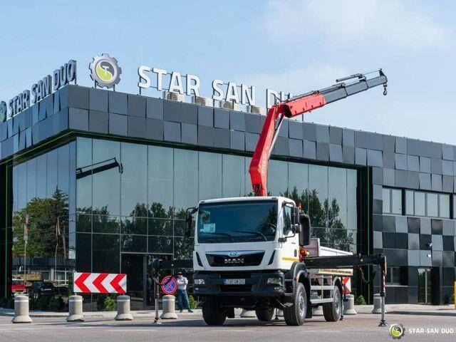 MAN TGM 18.250 4x4 Fassi F215A.0.23 Active HDS Cran - Camion plateau, Camion grue: photos 3 MAN TGM 18.250 4x4 Fassi F215A.0.23 Active HDS Cran - Camion plateau, Camion grue: photos 3
