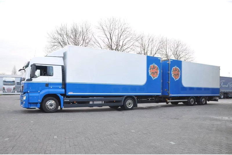 MAN TGM 18.320 - Koffer + trailer - Camion fourgon: photos 3 MAN TGM 18.320 - Koffer + trailer - Camion fourgon: photos 3