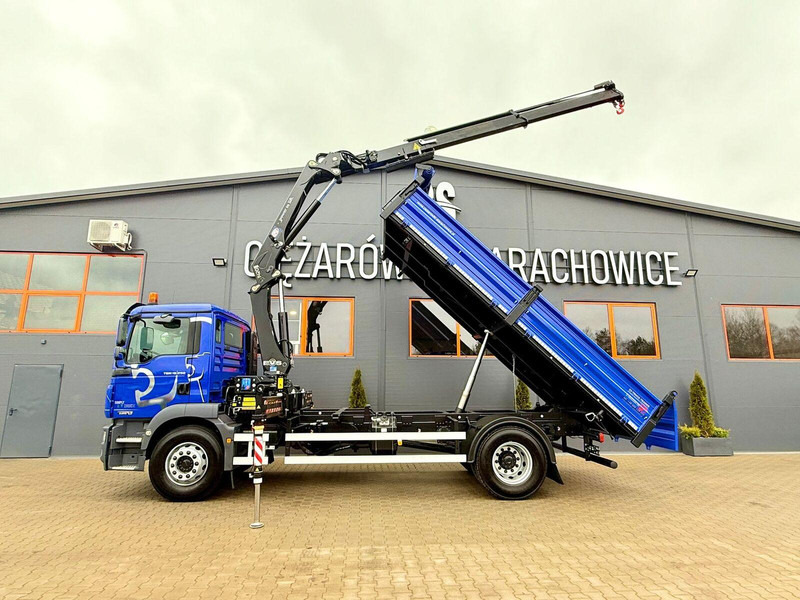 MAN TGM TGL TGS 18.250 // wywrotka 3-S + HDS HMF 1420 - K2 // bu - crédit-bail MAN TGM TGL TGS 18.250 // wywrotka 3-S + HDS HMF 1420 - K2 // bu: photos 13