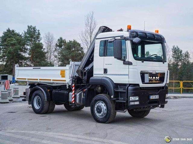 MAN TGS 18.360 4x4 HIAB 144 E-4 Crane Kipper - Camion benne, Camion grue: photos 2 MAN TGS 18.360 4x4 HIAB 144 E-4 Crane Kipper - Camion benne, Camion grue: photos 2