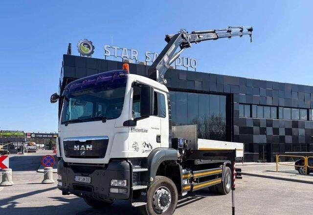 MAN TGS 18.360 4x4 HMF 1720 K4 Crane KRAN - Camion plateau, Camion grue: photos 3 MAN TGS 18.360 4x4 HMF 1720 K4 Crane KRAN - Camion plateau, Camion grue: photos 3