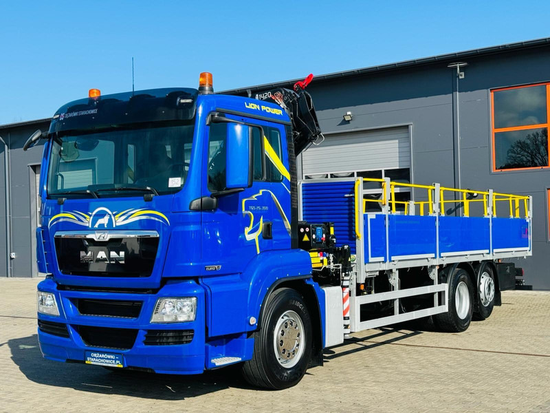 MAN TGS 26.360 - Camion plateau, Camion grue: photos 1 MAN TGS 26.360 - Camion plateau, Camion grue: photos 1