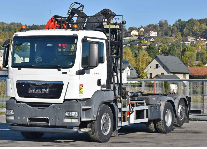MAN TGS 26.360 - Camion ampliroll, Camion grue: photos 4 MAN TGS 26.360 - Camion ampliroll, Camion grue: photos 4