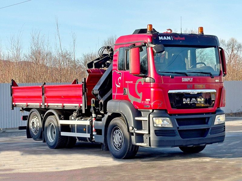 MAN TGS 26.360 Kipper 5,15m*HMF 1420 K2 + FUNK/6x2 - Camion benne, Camion grue: photos 3 MAN TGS 26.360 Kipper 5,15m*HMF 1420 K2 + FUNK/6x2 - Camion benne, Camion grue: photos 3