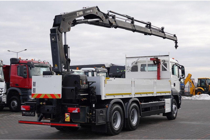 MAN TGS 26.400 / 6x4 / SKRZYNIOWY - 6,5M / HDS HIAB 188 4xwysów 13 M - Camion plateau, Camion grue: photos 3 MAN TGS 26.400 / 6x4 / SKRZYNIOWY - 6,5M / HDS HIAB 188 4xwysów 13 M - Camion plateau, Camion grue: photos 3