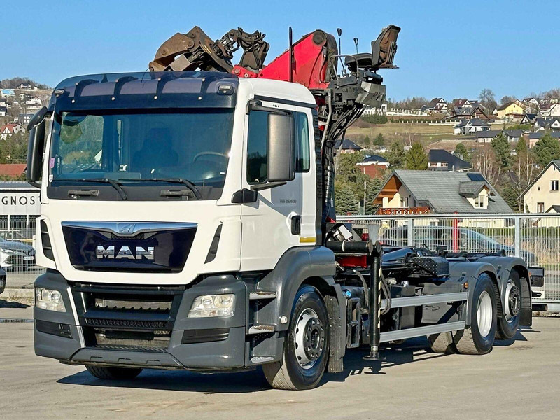 MAN TGS 26.400 Abrollkipper* PENZ 12Z7.90R* TOP - Camion ampliroll, Camion grue: photos 2 MAN TGS 26.400 Abrollkipper* PENZ 12Z7.90R* TOP - Camion ampliroll, Camion grue: photos 2