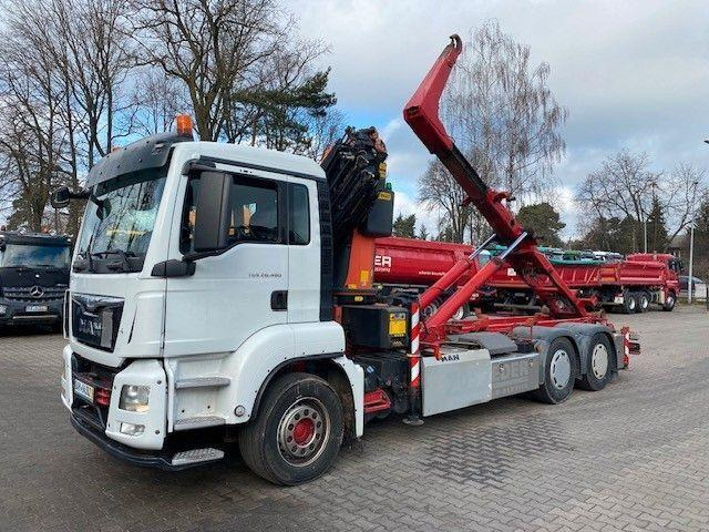MAN TGS 26.480 - Camion ampliroll, Camion grue: photos 1 MAN TGS 26.480 - Camion ampliroll, Camion grue: photos 1