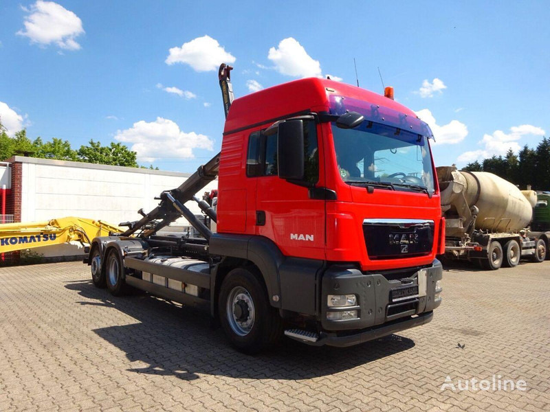 Camion ampliroll MAN TGS 26.480 Hook lift truck 6x2: photos 8 Camion ampliroll MAN TGS 26.480 Hook lift truck 6x2: photos 8