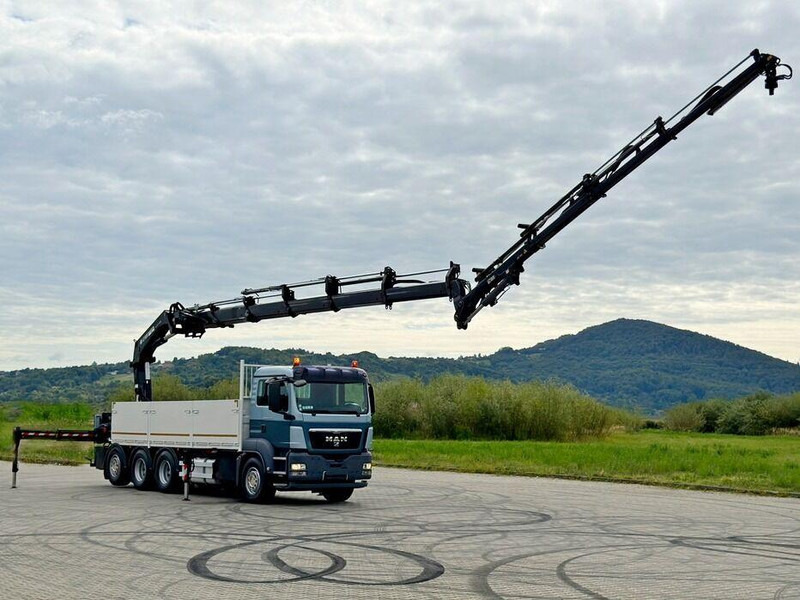 MAN TGS 35.400*HIAB 377 E-5 HIPRO+JIB 70X-3FUNK /8x4 - Camion plateau, Camion grue: photos 2 MAN TGS 35.400*HIAB 377 E-5 HIPRO+JIB 70X-3FUNK /8x4 - Camion plateau, Camion grue: photos 2
