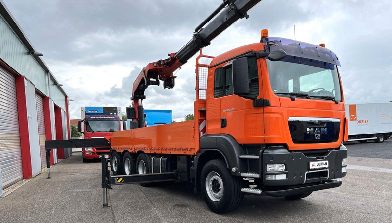 MAN TGS 35.480 8x4 Crane Palfinger PK 50002EH - Camion plateau, Camion grue: photos 4 MAN TGS 35.480 8x4 Crane Palfinger PK 50002EH - Camion plateau, Camion grue: photos 4