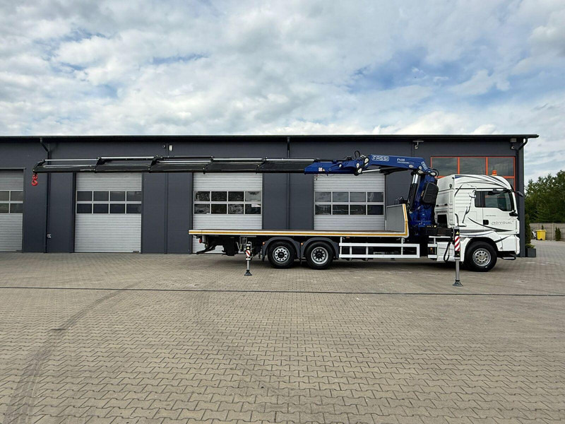 MAN TGS TGX 26.400 // E6 // 6x2 // platforma + FASSI F455RA.2.25 // - Camion plateau, Camion grue: photos 2 MAN TGS TGX 26.400 // E6 // 6x2 // platforma + FASSI F455RA.2.25 // - Camion plateau, Camion grue: photos 2