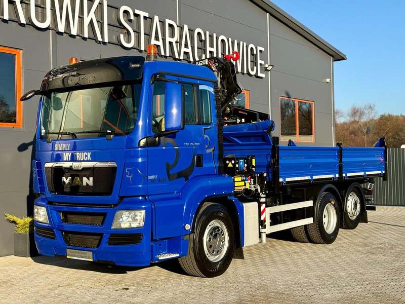 MAN TGS TGX TGL 26.360 Wywrotka 3S + HDS HMF // 4 x wusyw 12,6 m - Camion benne, Camion grue: photos 1 MAN TGS TGX TGL 26.360 Wywrotka 3S + HDS HMF // 4 x wusyw 12,6 m - Camion benne, Camion grue: photos 1