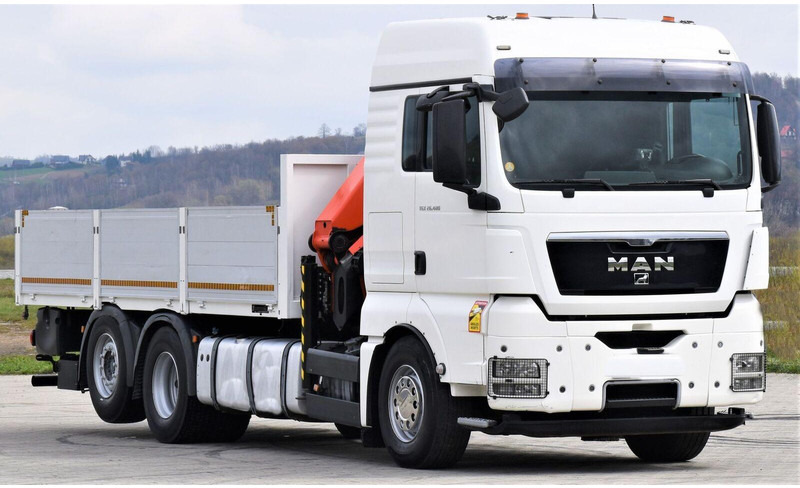 MAN TGX 26.480 - Camion plateau, Camion grue: photos 3 MAN TGX 26.480 - Camion plateau, Camion grue: photos 3