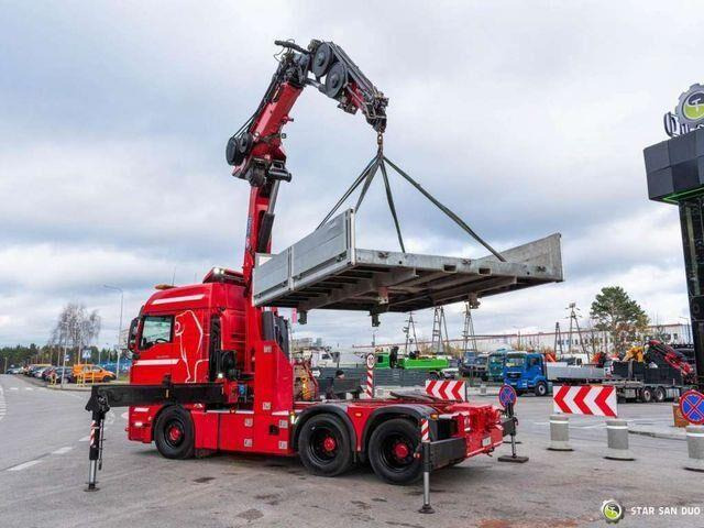 MAN TGX 28.500 6x2 HMF 5020K-RC Fly Jib Crane - Camion plateau, Camion grue: photos 5 MAN TGX 28.500 6x2 HMF 5020K-RC Fly Jib Crane - Camion plateau, Camion grue: photos 5