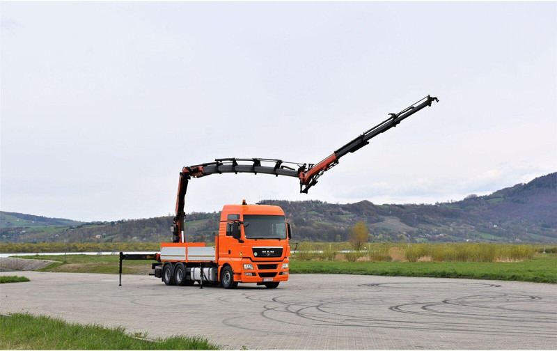 MAN TGX 28.540 JIB PJ060/FUNK - Camion plateau, Camion grue: photos 2 MAN TGX 28.540 JIB PJ060/FUNK - Camion plateau, Camion grue: photos 2