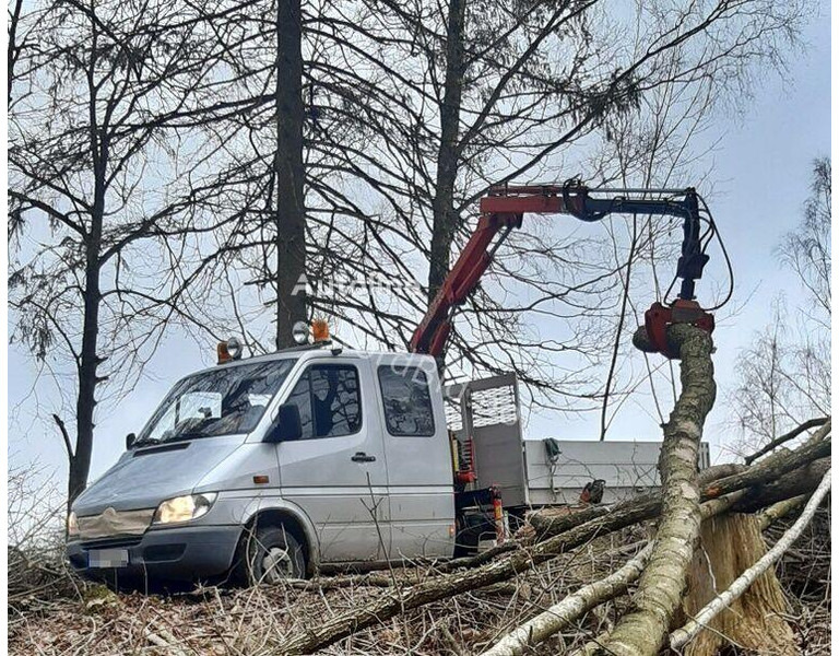 Mercedes-Benz 413 - Doka tipper+crane with gripper - Camion benne, Camion grue: photos 3 Mercedes-Benz 413 - Doka tipper+crane with gripper - Camion benne, Camion grue: photos 3
