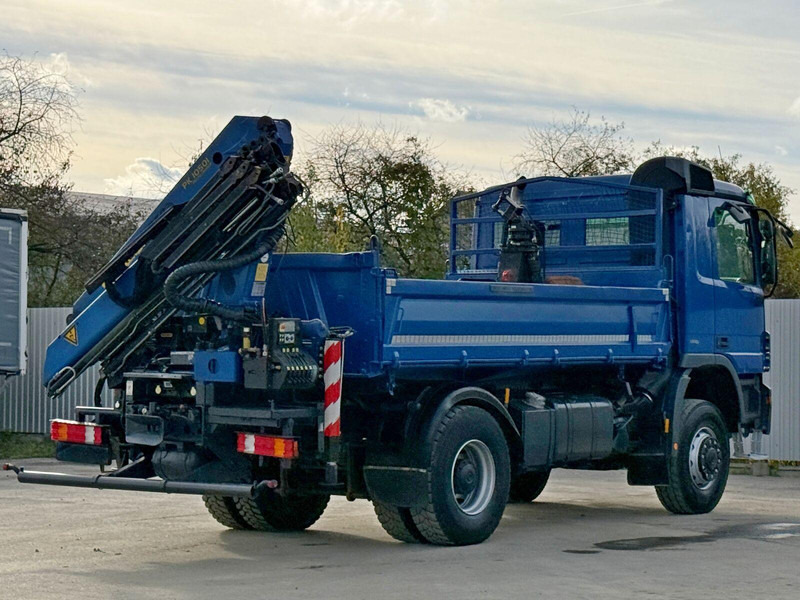 Camion benne, Camion grue Mercedes-Benz ACTROS 1841 * PK 10501 + FUNK * TOP * 4x4: photos 7