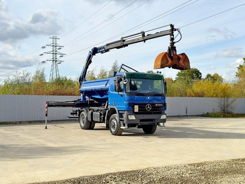 Mercedes-Benz ACTROS 1841 * PK 10501 + FUNK * TOP * 4x4 - Camion benne, Camion grue: photos 4 Mercedes-Benz ACTROS 1841 * PK 10501 + FUNK * TOP * 4x4 - Camion benne, Camion grue: photos 4