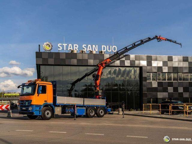 Mercedes-Benz ACTROS 2541 6x2 Palfinger PK 34002 Crane Winch - Camion plateau, Camion grue: photos 3 Mercedes-Benz ACTROS 2541 6x2 Palfinger PK 34002 Crane Winch - Camion plateau, Camion grue: photos 3
