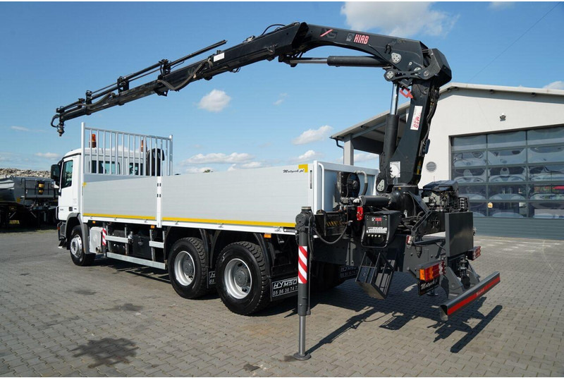 Mercedes-Benz ACTROS 2636 / 6x4 / SKRZYNIOWY 7 M + HDS HIAB - WYSÓW 12,6 M / - Camion plateau, Camion grue: photos 5 Mercedes-Benz ACTROS 2636 / 6x4 / SKRZYNIOWY 7 M + HDS HIAB - WYSÓW 12,6 M / - Camion plateau, Camion grue: photos 5