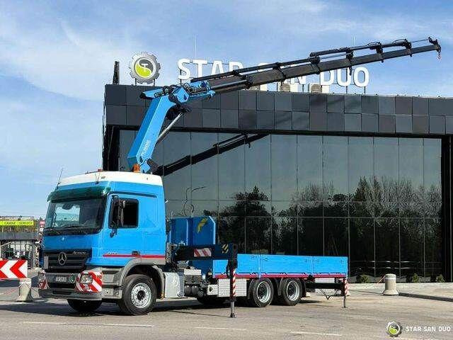 Mercedes-Benz ACTROS 2646L - Camion plateau, Camion grue: photos 1 Mercedes-Benz ACTROS 2646L - Camion plateau, Camion grue: photos 1