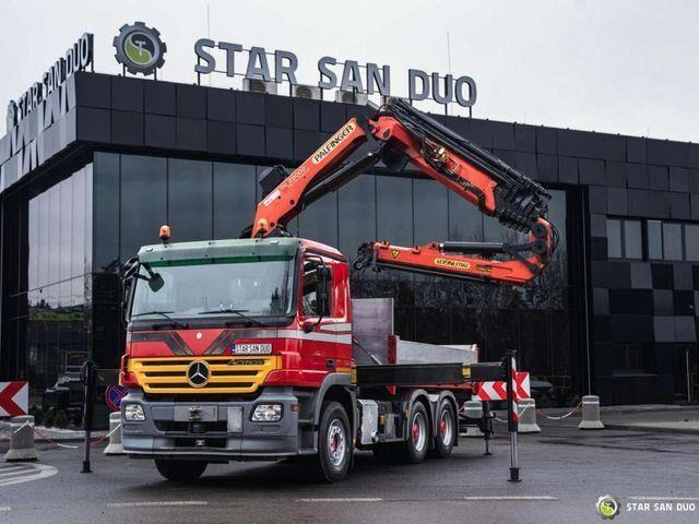 Mercedes-Benz ACTROS 2648 6x4 PALFINGER PK 29002 Fly Jib Winc - Camion plateau, Camion grue: photos 3 Mercedes-Benz ACTROS 2648 6x4 PALFINGER PK 29002 Fly Jib Winc - Camion plateau, Camion grue: photos 3