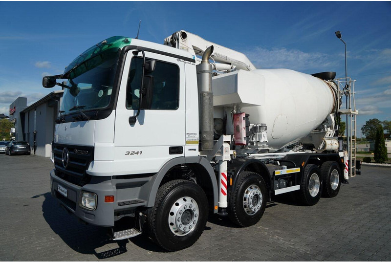 Mercedes-Benz ACTROS 3241 / POMPOGRUSZKA / 8X4 / BETONIARKA + POMPA SERMAC 3Z2 - Camion malaxeur: photos 4 Mercedes-Benz ACTROS 3241 / POMPOGRUSZKA / 8X4 / BETONIARKA + POMPA SERMAC 3Z2 - Camion malaxeur: photos 4