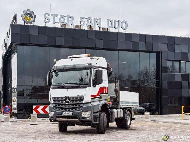 Mercedes-Benz AROCS 1851 PALFINGER PK 20002 Crane Kran - Camion plateau, Camion grue: photos 2 Mercedes-Benz AROCS 1851 PALFINGER PK 20002 Crane Kran - Camion plateau, Camion grue: photos 2