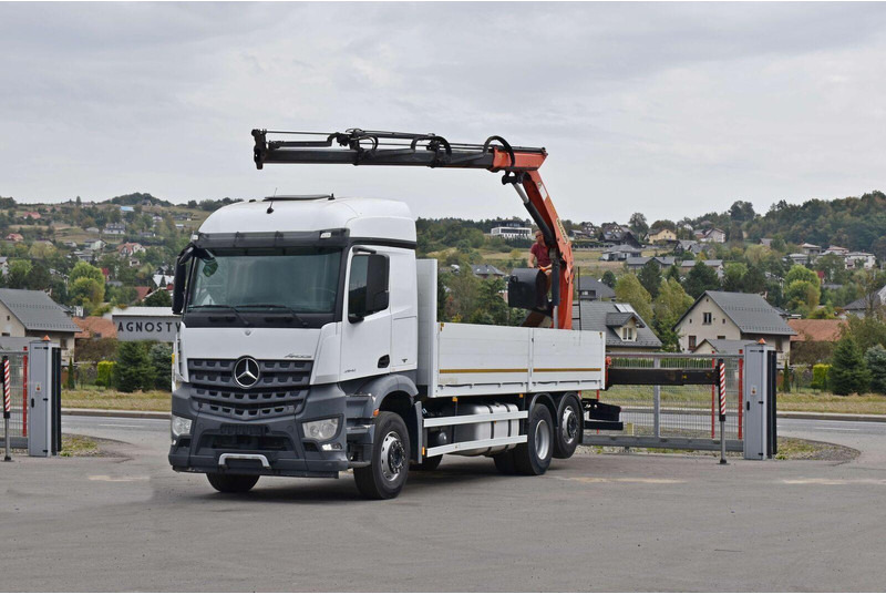 Mercedes-Benz AROCS 2542 - Camion plateau, Camion grue: photos 2 Mercedes-Benz AROCS 2542 - Camion plateau, Camion grue: photos 2