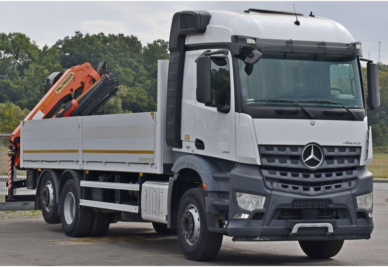 Mercedes-Benz AROCS 2542 - Camion plateau, Camion grue: photos 3 Mercedes-Benz AROCS 2542 - Camion plateau, Camion grue: photos 3