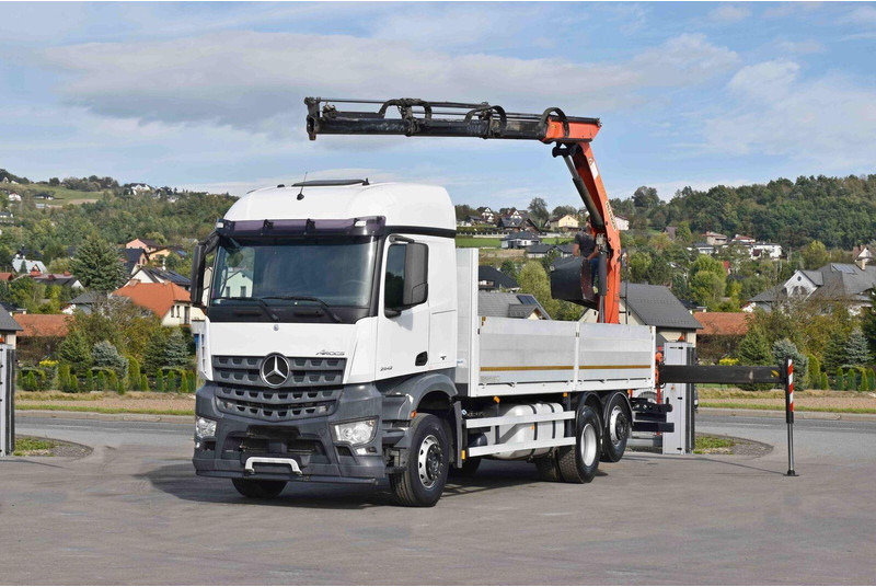 Mercedes-Benz AROCS 2542 - Camion plateau, Camion grue: photos 2 Mercedes-Benz AROCS 2542 - Camion plateau, Camion grue: photos 2