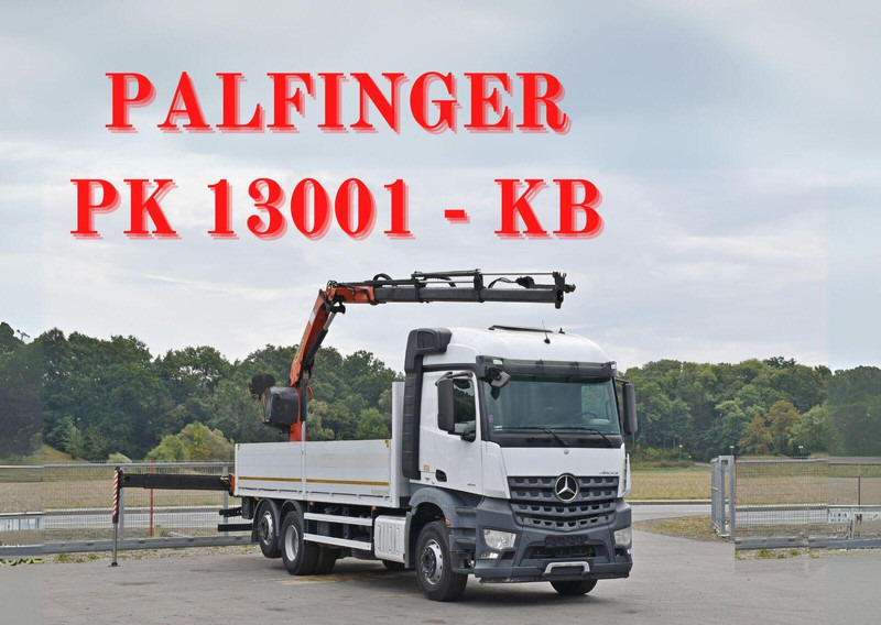Mercedes-Benz AROCS 2542 - Camion plateau, Camion grue: photos 1 Mercedes-Benz AROCS 2542 - Camion plateau, Camion grue: photos 1