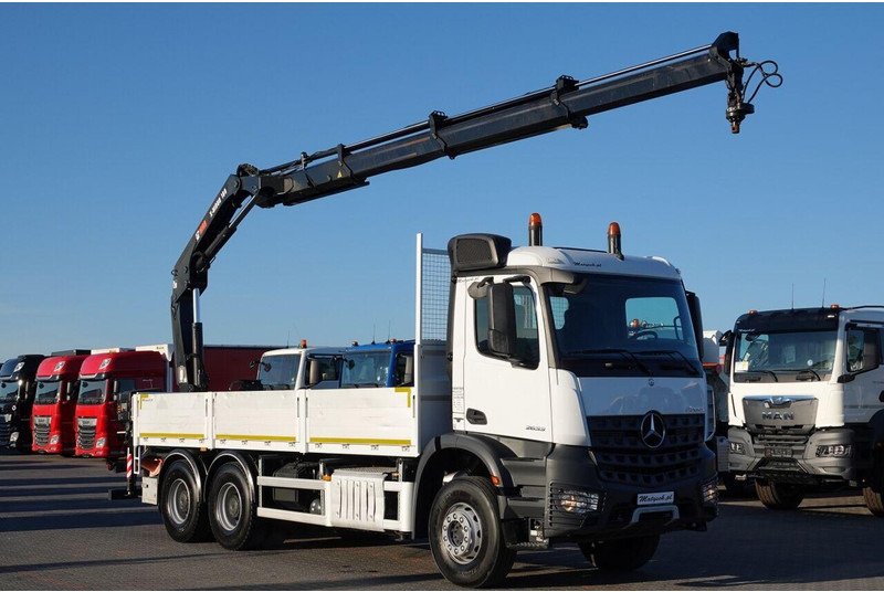 Mercedes-Benz AROCS 2633 / 6x4 / SKRZYNIOWY - 6,5 M / HDS HIAB 188 b-3 wysów: - Camion plateau, Camion grue: photos 5 Mercedes-Benz AROCS 2633 / 6x4 / SKRZYNIOWY - 6,5 M / HDS HIAB 188 b-3 wysów: - Camion plateau, Camion grue: photos 5